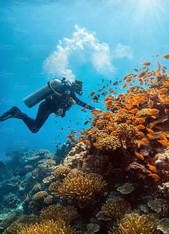 Scuba diving